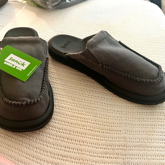 Sanuk Dark Gray Hemp Footwear - Picture 1 of 5